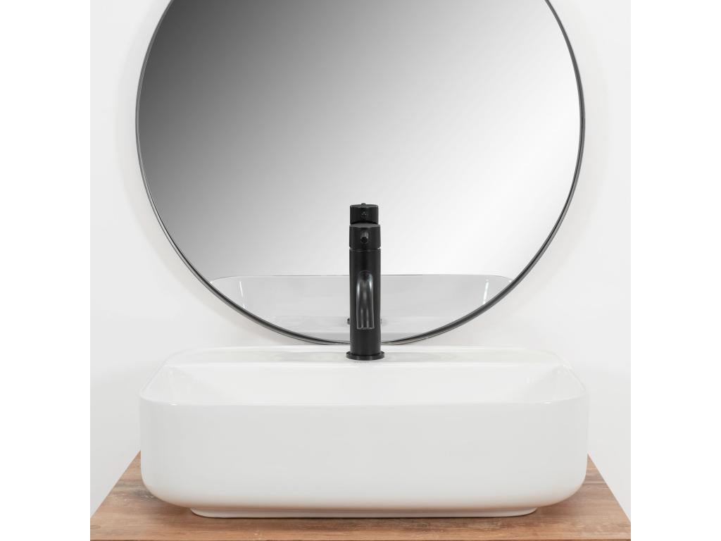 Laviecasa White Countertop Washbasin QARK51912