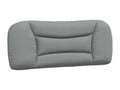 Light grey headboard cushion 100 cm fabric
