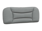 Light grey headboard cushion 100 cm fabric