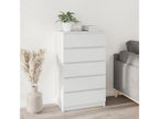White Chest of Drawers 60x36x103 cm Engineered Wood UGMC06949