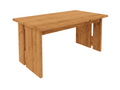Meubiana - Dining table with extension 100x200 in natural oiled wild oak