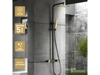 Laviecasa SUECIA BDC032/NGOLD XLBU05602 Black and Gold Anti-Limescale Shower Column