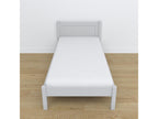 Single wooden bed N02 Grey 120x200