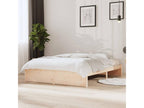 Solid wood bed frame 140x190 cm