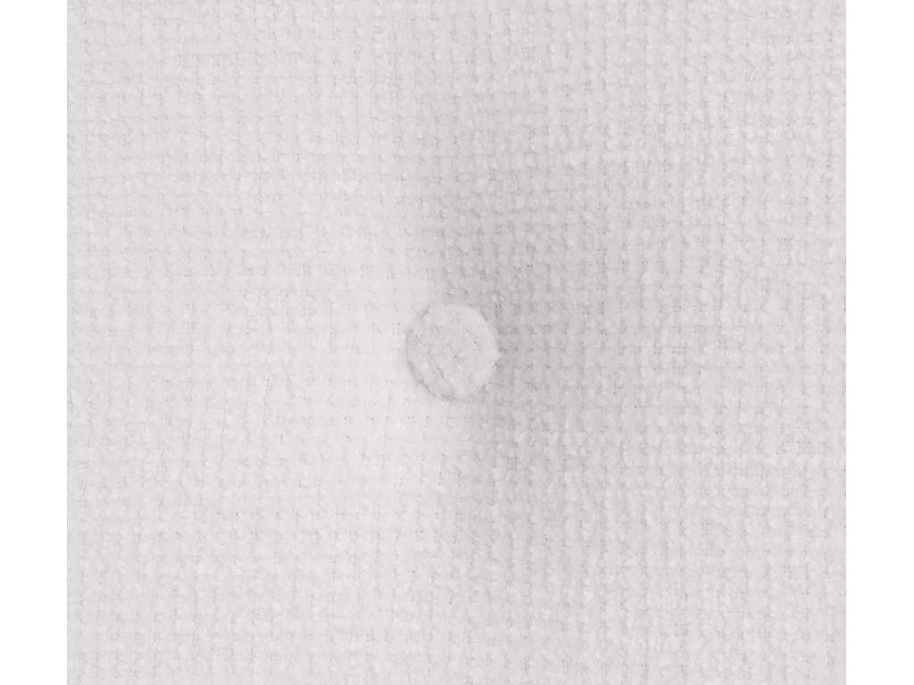 Laviecasa Natural Wool Headboard with Buttons 150x105cm with Legs for 150cm Beds - White VNWZ68297