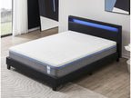 Foam Mattress Set with Headboard 140x200cm Thickness 28cm Soft Natural Latex Comfort IOHX71065