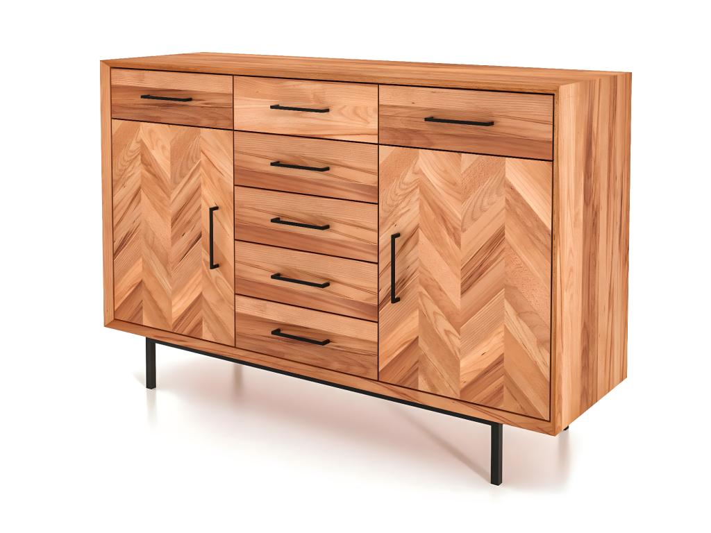 Meubiana - Chest of drawers in solid beech heartwood with natural oil finish