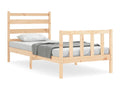 Bed frame with headboard 90x200 solid wood STZJ25957