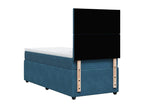Laviecasa bed base with mattress, Dark Blue, 90x190 cm, ZPPV20521