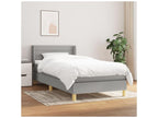Laviecasa bed base with light grey mattress 90x200 Fabric XDQY74175