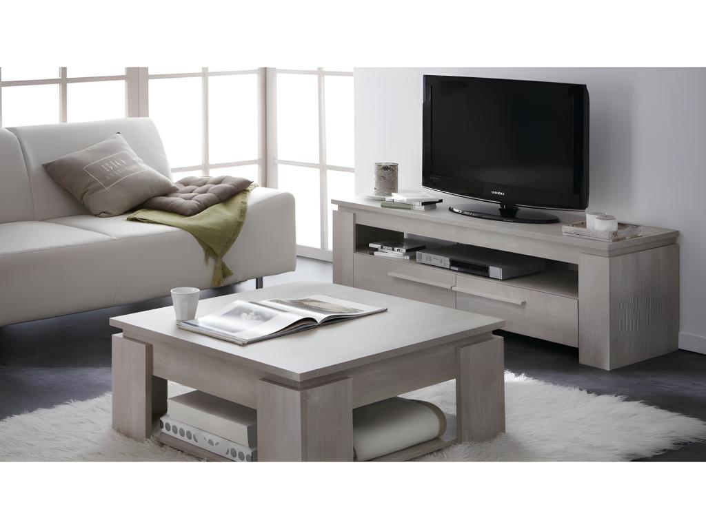 TV stand in light oak color, Countess VHLX77906
