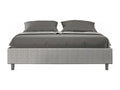 Laviecasa 1 White Upholstered Storage Bed 160x210 Fabric Laviecasa QLBJ29104