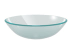 Glass bathroom washbasin 42x42x14 cm 02 0002520