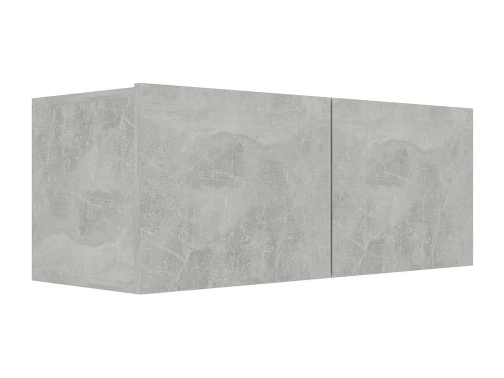 6-Piece TV Unit Set, Concrete Grey, Chipboard IMSM76237