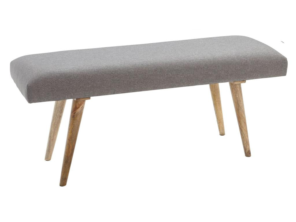 Fabric bench 117 cm Solid Wood Upholstered Bench Dining Room Bench