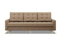 3-seater sofa with sleeper function, Brown FVZP09168