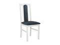 Victorville 145 Chair, White - Grey, 96x43x40cm, Upholstered, Wooden