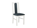 Victorville 145 Chair, White - Grey, 96x43x40cm, Upholstered, Wooden