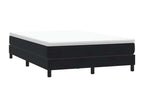 Laviecasa black velvet bed base (140x210 cm) without mattress UVDN65328