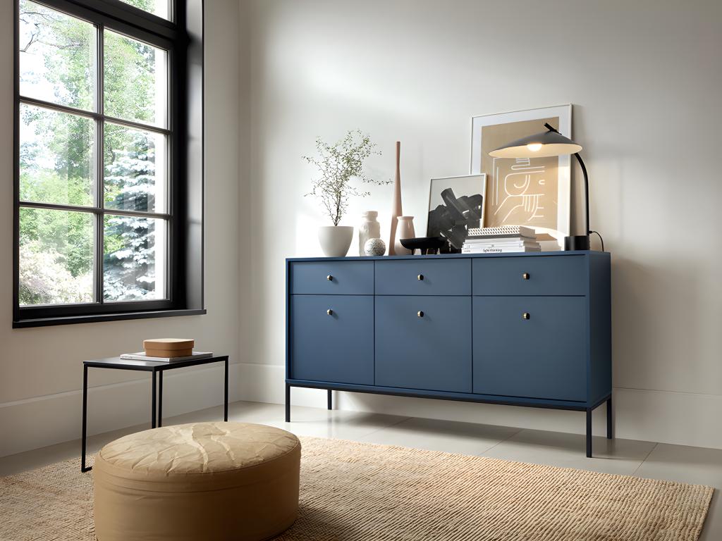 Buffet - 3 drawers and 3 doors - Blue - Laviecasa BHSX83109