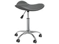 Grey Faux Leather Swivel Dining Chair TNZU23156