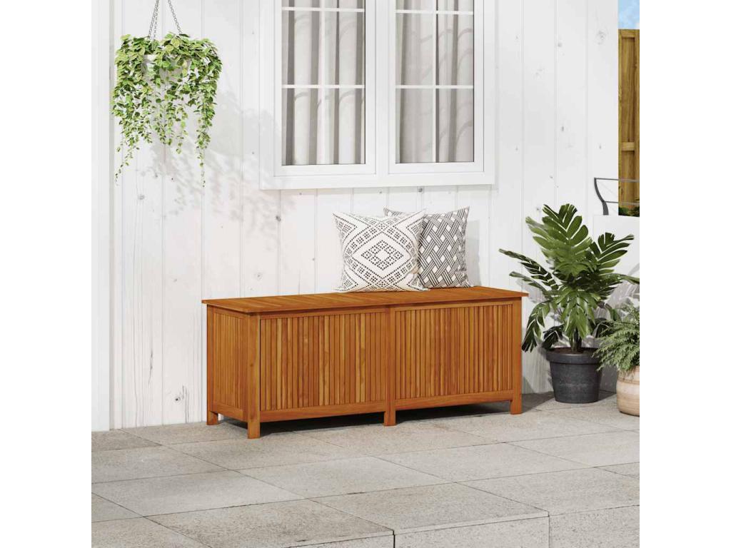 Garden storage box 150x50x58 cm Solid Meubiana wood