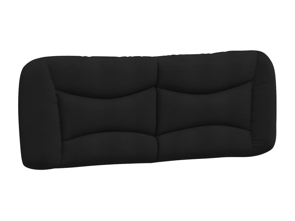 Bed with black mattress 140x200 fabric HNJS68115