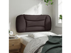 Dark brown 90cm fabric headboard cushion