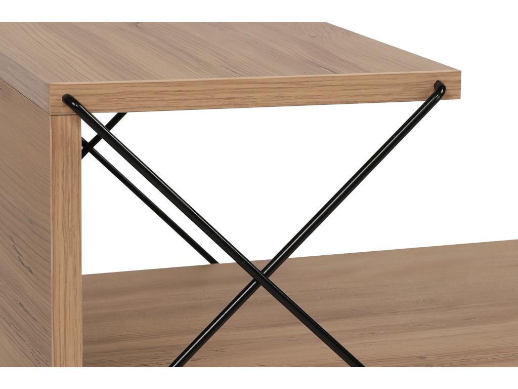 Laviecasa bedside table H55cm Light wood GNKU00532