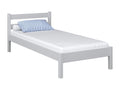 Single wooden bed N01 Grey 90x200