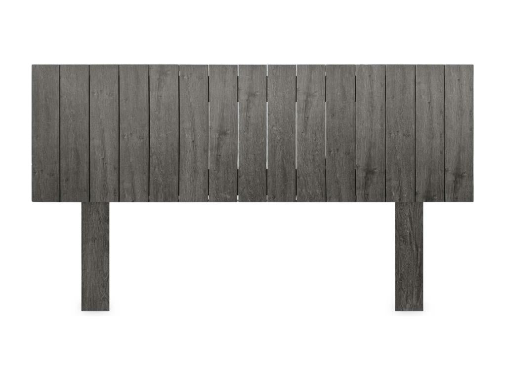 Laviecasa Recycled Wood Headboard, Vertical Style, with Legs, 145x115cm, for 145cm Beds - Ash Wood ZAIY32762