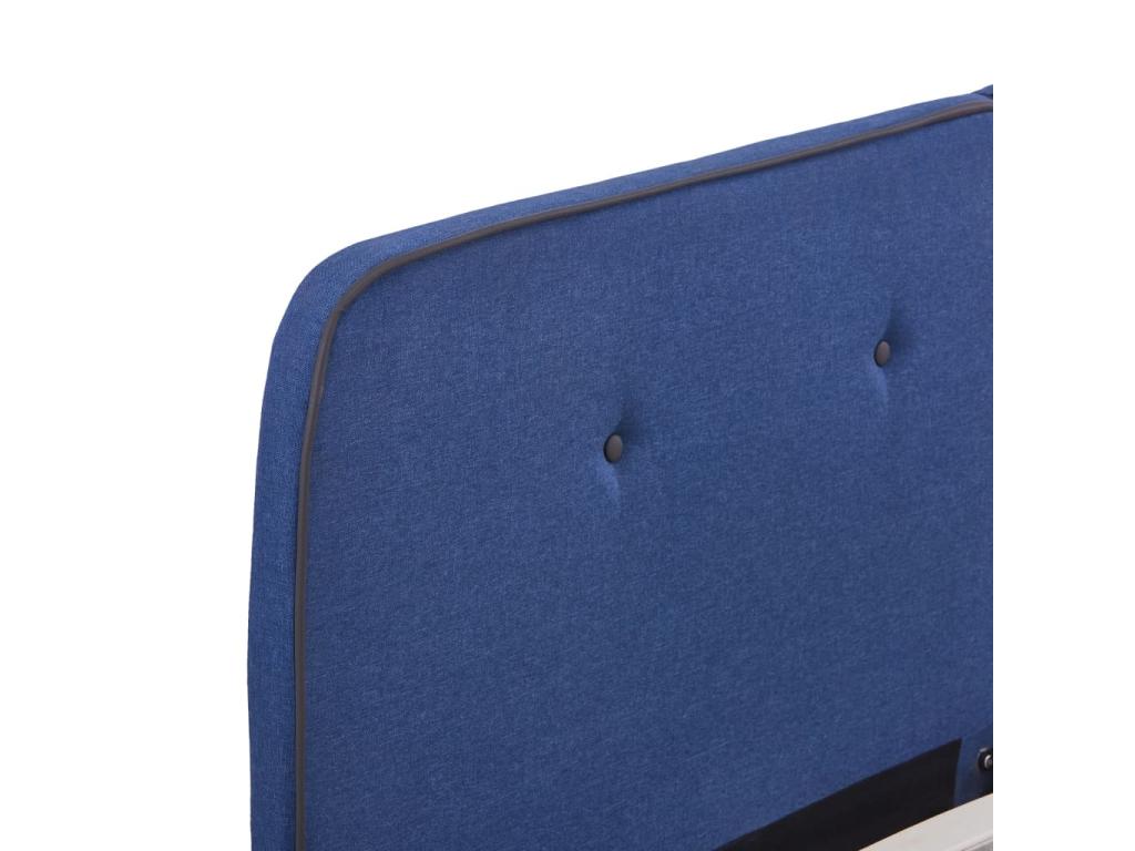 Blue Fabric Bed Frame 180x200 cm NECL22588
