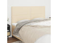 4-piece headboard set, cream color, 90x5x78/88 cm, fabric, TJDU46536