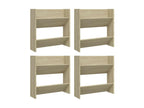 Laviecasa 4-piece wall-mounted shoe cabinets in oak, 60x18x60 cm, CEYZ16947