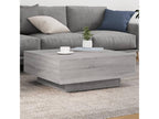 Meubiana grey coffee table 80x80x31 engineered wood