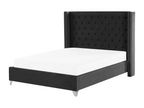 Laviecasa Velvet Bed with Slatted Base 160x200 cm Black NMYB21825
