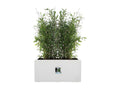Meubiana Long white rectangular plastic planter, 80x40 cm