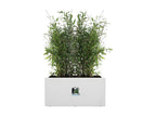 Meubiana Long white rectangular plastic planter, 80x40 cm
