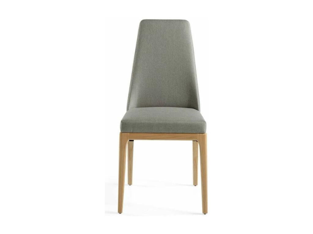 Meubiana fabric chair with light oak legs - Meubiana color 02