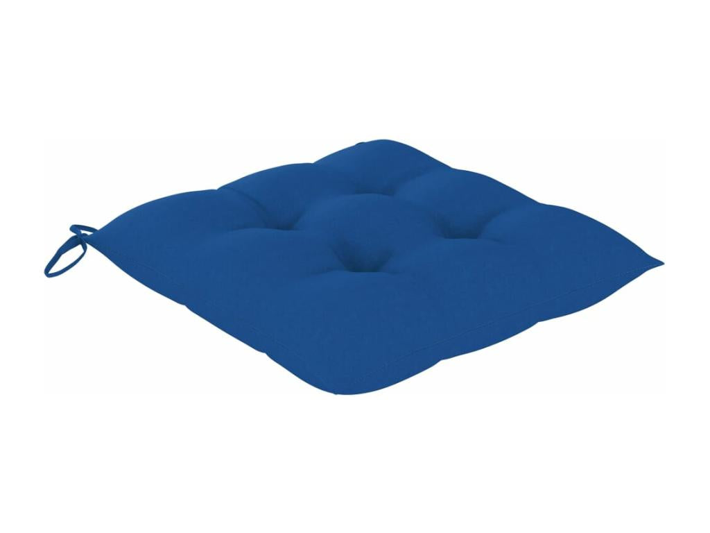 2-piece garden chairs with cushions, solid teak wood, MZHU17527