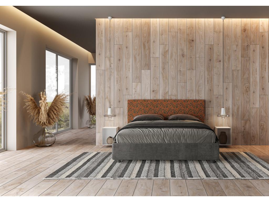 Upholstered double storage bed 160x190 Laviecasa fabric 04 Laviecasa DPPU56025