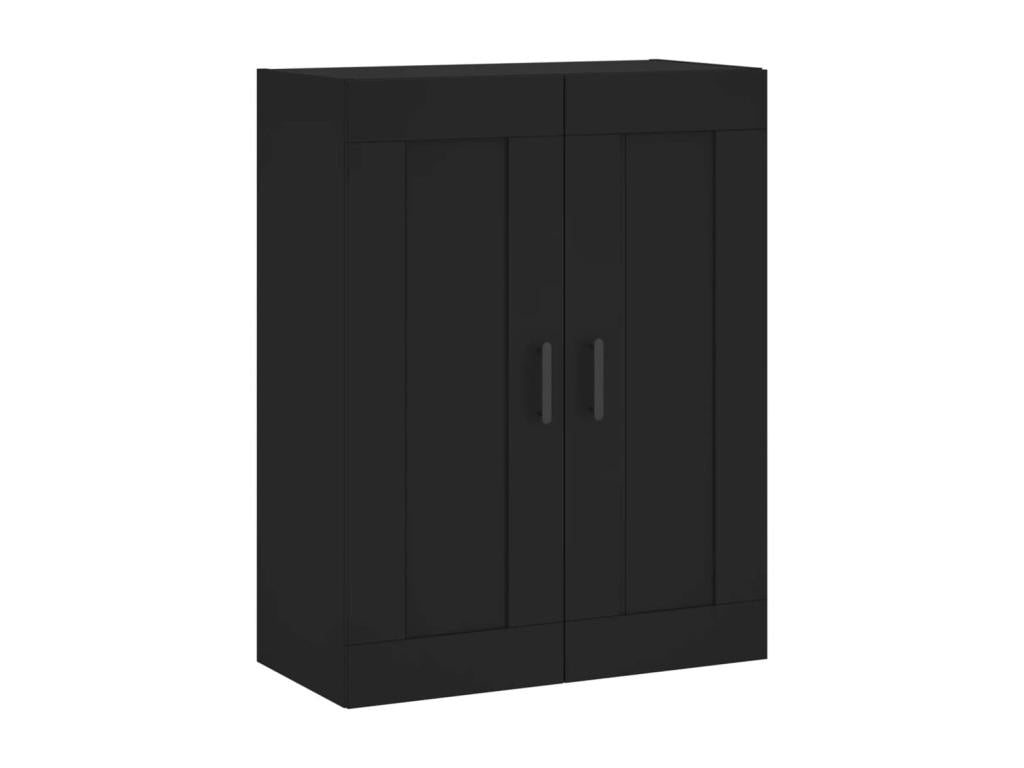 Highboard, Black, 69.5x34x180 cm, Engineered Wood, MGAW00884