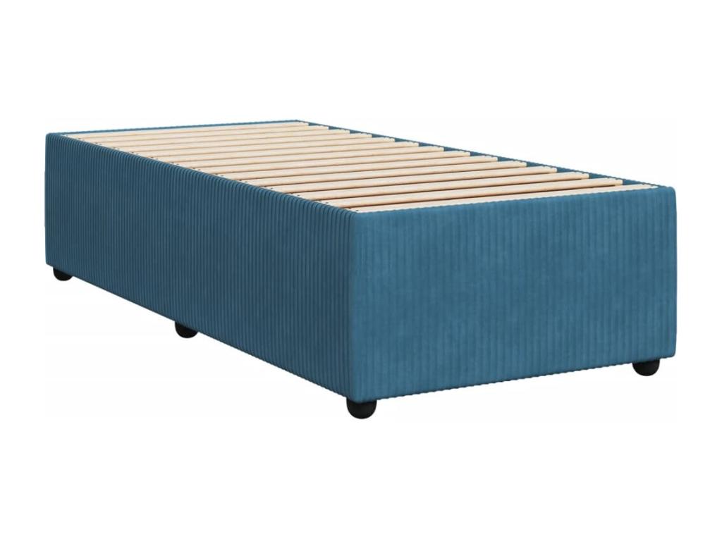Laviecasa bed base with mattress, Dark Blue, 90x190 cm, ZPPV20521