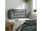 Light grey headboard cushion 100 cm fabric