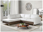 Laviecasa 140 Corner Sofa, White, 236x212x81cm, GZRI92873