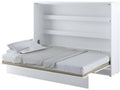 Laviecasa Horizontal Wall Bed 140x200 cm Matte White Folding Bed Wall Bed Consus ZOFF44394