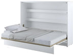 Laviecasa Horizontal Wall Bed 140x200 cm Matte White Folding Bed Wall Bed Consus ZOFF44394
