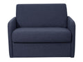 Express convertible armchair in blue fabric - 70 cm sleeping area - Laviecasa KIHO65227