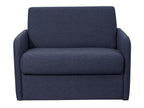 Express convertible armchair in blue fabric - 70 cm sleeping area - Laviecasa KIHO65227