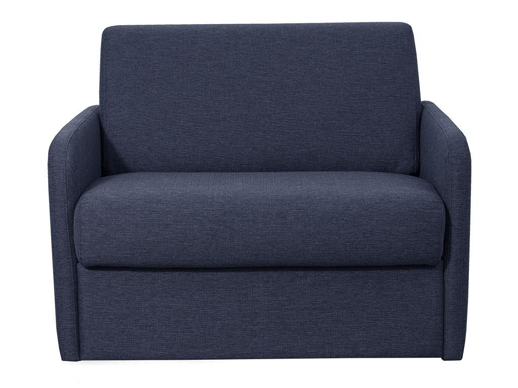 Express convertible armchair in blue fabric - 70 cm sleeping area - Laviecasa KIHO65227